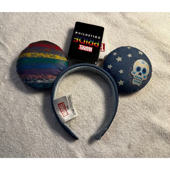 Disney Park Ears Marvel Captain America Pride Ear Headband New - Picture 4 of 4